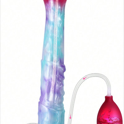 12inch Long Horse Dildo with Suction Cup, Realistic Blue Silicone Dragon Thick Dildo Anal Plug Adult Toys for Men Gay and Women Couples