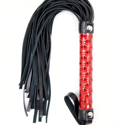 Small Leather Whip Bdsm Spanking Flogger Bdsm Bondage Flogger Tassel Red Handle  Fetish Adult Sexy Sex Toys for Couples Woman Sex Shop SM Products