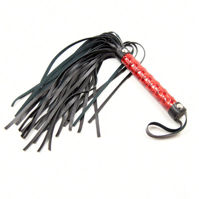 Small Leather Whip Bdsm Spanking Flogger Bdsm Bondage Flogger Tassel Red Handle  Fetish Adult Sexy Sex Toys for Couples Woman Sex Shop SM Products
