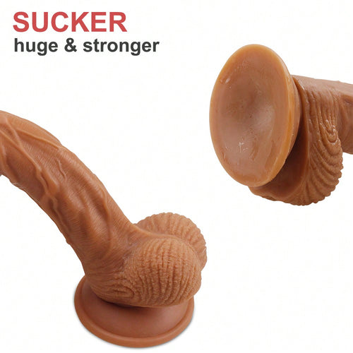 Realistic Dildo Huge Sucker Soft Dildos for Women Masturbator Sex Toy Female Vagina Massage Anal Plug Sexy Product