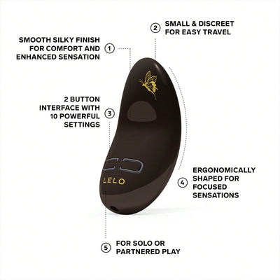 LELO NEA 3 Mini Bullet Vibrator for Woman Female Vibrator Mini Clitoris Vibrator Discreet with 10 Pleasure Settings and Varying Intensities