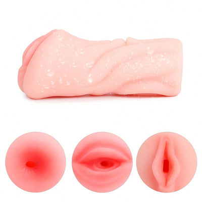 3D Soft Realistic Vagina Pocket Pussy Stroker Male Masturbators Penis TPE Masturbation Sleeve Sex Toys for Men