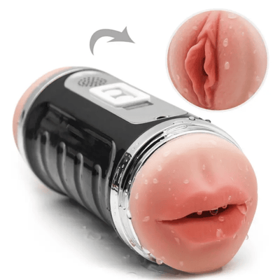 2 in 1  Automatic Male Masturbator Cup, Automatic Counting, Vibration &  Sucking Modes Electric Male Stroker Toy Masturber Penis Stimulator Powerful Mens Male Adult Sex Toys