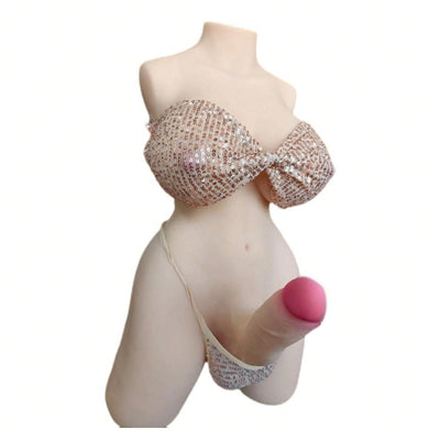 13LB She Male Sex Doll for Women LifelikeTrans Sex Doll Soft Flexible 360° Dildo Sex Doll for Women Reslistic Dildo Sex Doll for Men Big Penis Tight Vaginal Big Boobs Big Butt Insertable Doll