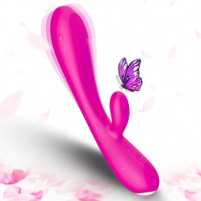 G-Spot Vibrator Dildo Silicone Wand Massager Multi Speeds Sex Toy for Women