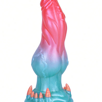 Dog Dildo, Realistic Thick Monster Dildo with Knot 7.3inch Soft Silicone Animal Dildo with Suction Cup Fantasy Dildo Anal Sex Toys for Women and Men Couples