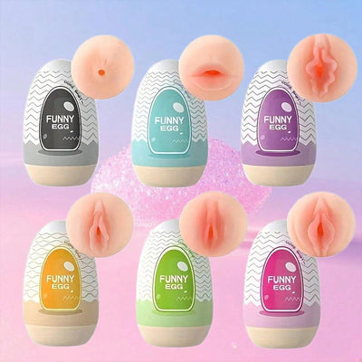 3/4/6pcs Silicone Portable Men's Pleasure Cup Men's Masturbation Cup Men's Exercise Cup Suitable for Men's Fun Sex Toys Masturbator Cup Male Mastubator