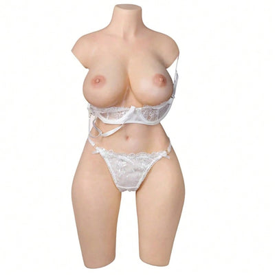 17LB Life Size Sex Doll with Flexible Torso, with Realistic Full Size Body Skin Texture, Soft Butt Big Breasts Pussy Ass Masturbation Hole & Breast Sex, Realistic Adult Male Sex Dolls for Orgasm (Clothes Not Included)
