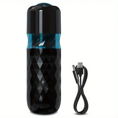 Automatic Male Masturbator, Male Masturbation Cup with 10 Push and Rotate, Hands-Free Electric Pocket Pussy, Realistic Vagina Oral Sex Stroker, Penis Masturbation Sex Toy for Men, Penis Masturbator for Male Training, Valentine's Day, April Fool's Day, Chr