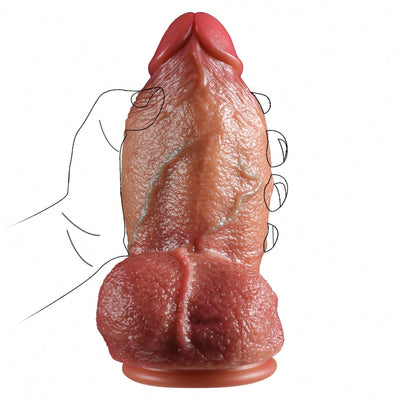 Huge Thick Dildo Sex Toy Penis, 10 Inch Adult Realistic Giant Big Silicone Dildos with Strong Suction Cup, Hands-Free G-Spot Anal Plug Dildo Adult Sex Toys & Games for Gay Women