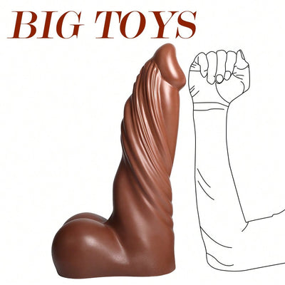 3.18" Diameter Alien-Inspired Huge Thick Dildo, 13" XXXL Monster Giant Dildos with Suction Cup for Hands-Free Play,Lifelike Large Dong for G Spot Sexual Pleasure