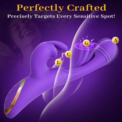 APP Controllable Hollow G-Spot Vibrator C-Spot Orgasm Sex Vibrator Female Adult Erotic Products Vagina Massager Rabbit Vibrator Multiple Play Customized Settings Female Sex Sexual Pleasure Products