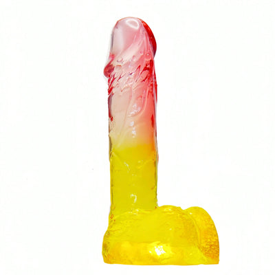 Sex Toys Realistic Dildo Silicone Gradient Dildo,Realistic Penis for Beginner Anal Plug,4.5inch Adult Sex G-Spot Dildos Toys for Vaginal and Anal Stimulation, Suitable for Women and Couple