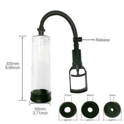 เครื่องปั๊มสำหรับฝึกออกกำลังกายอวัยวะเพศชายวัยกลางคนเพิ่มความล่าช้าของผู้ชายและการตอบสนองของคาเวอร์โนซ่าเพื่อเพิ่มความแข็งแกร่งให้กับการออกกำลังกายอย่างมีประสิทธิภาพ