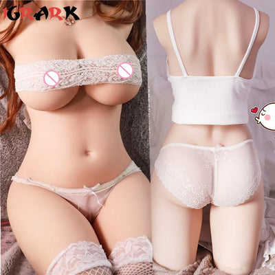 จิ๋มกระป๋องก้นตุ๊กตายางขนาด9กก. ทำจากซิลิโคนที่เหมือนจริง3D เซ็กซ์ทอยสำหรับผู้ชายเกมอีโรติกสำหรับผู้ใหญ่