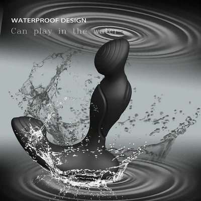 ชายนวดต่อมลูกหมากไร้สายควบคุม Anal Plug แหวน DELAY Ejaculation BUTT Plug Vibrator เพศของเล่นสําหรับชาย Masturbator