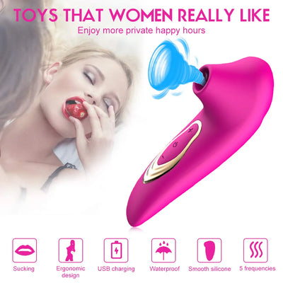 Female Masturbation Vibrator Teases Breast Nipples Stimulates G-Spot Vaginal Orgasm Squirt Sex Toys Adult Supplies 18 Products