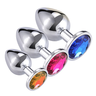 ผู้ใหญ่ Plug Anal Sex ก้นโลหะเครื่องประดับของเล่นเร้าอารมณ์ Mini Vibrator Anal Plug ส่วนตัวดีสำหรับชาย/ผู้หญิง