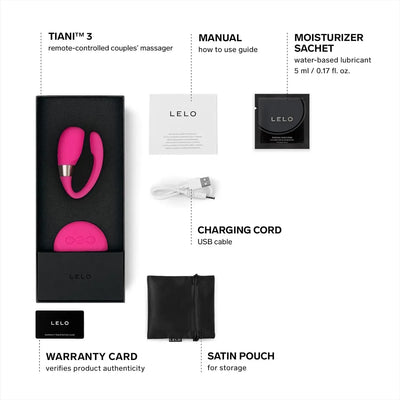 LELO TIANI 3, Couples Vibrator Remote Controled Sex Toy for Adults Couples Wireless and Hands-Free Stimulator Satisfaction Toys