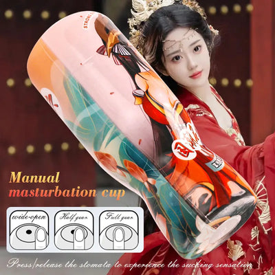 Realistic Thick Labia Male Sex Toy with 3D Vagina & Tight Anus Sex Stroker Safe Silicone Vagina Toy Pocket Pussies Sex Doll Anal