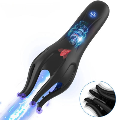 2026 New Penis Training Vibrator - Male Masturbator Glans StimulatorDelay Ejaculation & Prolong Endurance Pleasure Adult Sex Toy