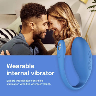 We-Vibe Jive Egg Wearable Vibrator for Couples Women App Control, Female Clitoral G-spot Clit Massager for Women, Adult Sex Toys
