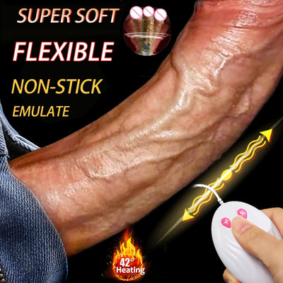 Thrusting Rotation Remote Control Dildo Vibrator for Women Realistic Penis Gay Suction Cup Masturbator Couple Adult Sex Toys 18