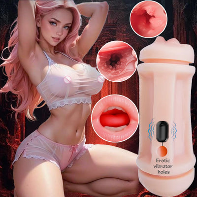 3 in 1 All Saints' Day Set Sex Toys Sex Dolls Realistic Pocket Pussy with Vagina Male Masturbator Sex Toy Realistic Mouth for Men