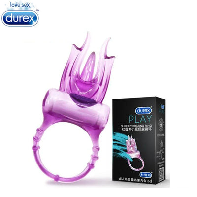 Durex Vibrating Ring Vibrator Extender Ring Clitoris Stimulation Devil Ultra Fire Finger Couples Intimate Goods Sex Adult Games