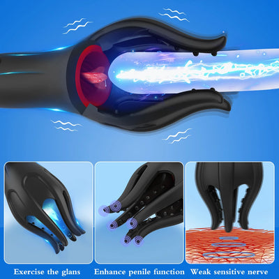 2026 New Penis Training Vibrator - Male Masturbator Glans StimulatorDelay Ejaculation & Prolong Endurance Pleasure Adult Sex Toy