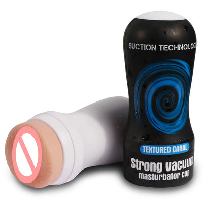 Strong Vacuum Masturbator Cup Realistic Vagina Design Full Particle Simulation Sexual Masturbation Device Sex Toys for Men
