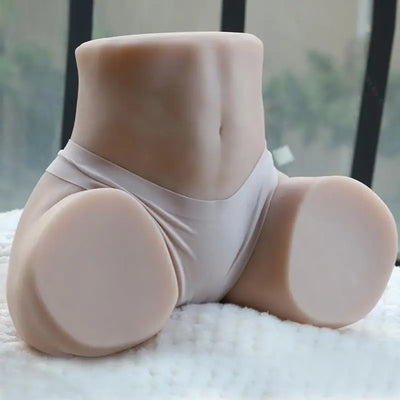 ตุ๊กตาเซ็กซ์สมจริงสำหรับผู้ชายช่องคลอด Artiflcial 2 in 1เซ็กซี่ก้น3D ก้นใหญ่ทางทวารหนักยืดหยุ่นจิ๋มผู้ชายช่องคู่