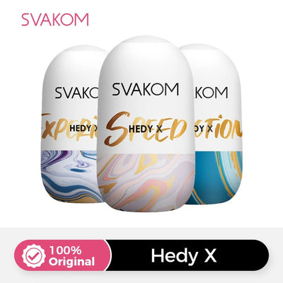SVAKOM Hedy X Egg Men Masturbers Sex Toys Male Masturbators Sleeve Stroker Adult Toy for Mens Masturbation Orgasm Pleasure