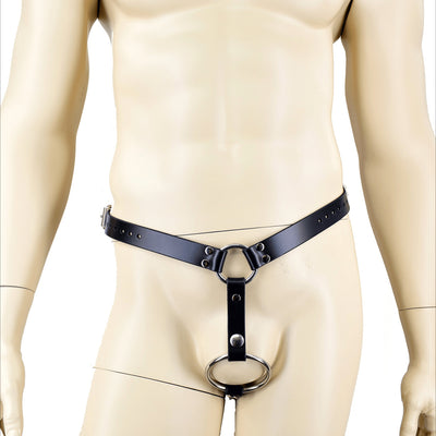 1 Piece- Men's Sexy Underwear Accessories- PU Leather Bondage Belt Couple's Game Sexy Erotic Accessories Gothic Style Belt Costume Holiday Rave Costume Accessories