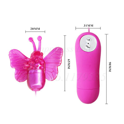 Butterfly 12 Function Vibration Dildo Vibrator Panties Clitoris Stimulation G-spot Massager Vibrador Sex Toys for Woman Sex Shop