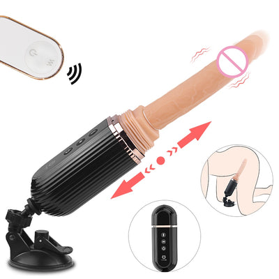 Automatic Sex Machine Use Remote Control Telescopic Thrusting Dildo Rotation Vibrator for Adult18 Sex Product Erotic Toys Couple