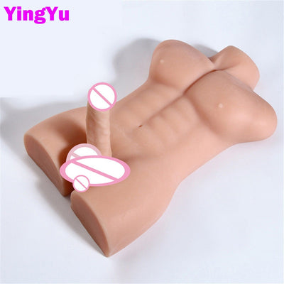 Cool Men Body Model Realistic Big Dildos Huge Penis Anus Adult Game Female Masturbator Erotic Sex Toys for Women Lesbian Men Gay