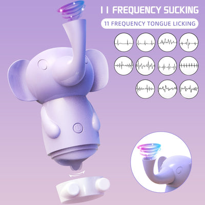 Elephant Sucker Sex Shop Sucking Nipple Massager Tongue Licking Clit Stimulator Female Masturbator Erotic Sex Toys for Couple