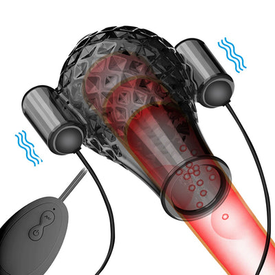 Sex Toys for Men Penis Trainer Glans Bullet Vibrator Penis Enhancement Delay Lasting Glans Trainer Erection Male Masturbation