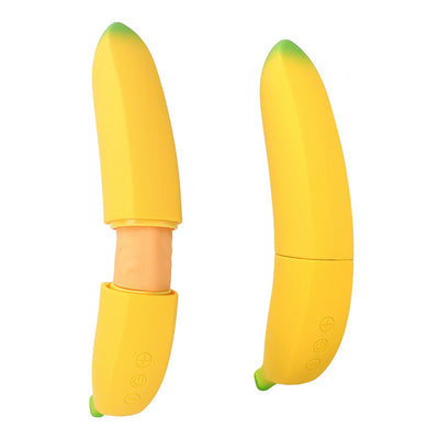 IKOKY Female Masturbator Realistic Dildo Banana Vibrator Sex Toys for Women 7 Speed G-spot Vagina Stimulator
