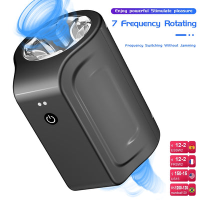 IPX8 Waterproof Automatic Rotation Male Masturbator Cup Vagina Blowjob Masturbation Sex Toys Adult Goods for Men Sex Machine 18+