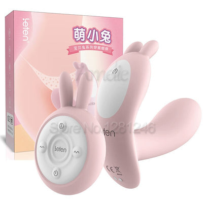 Leten 10 Speeds Heating Vibrator Clitoris G-spot Massager Remote Control Vibrator Wireless Strap on Panties Sex Toys for Women