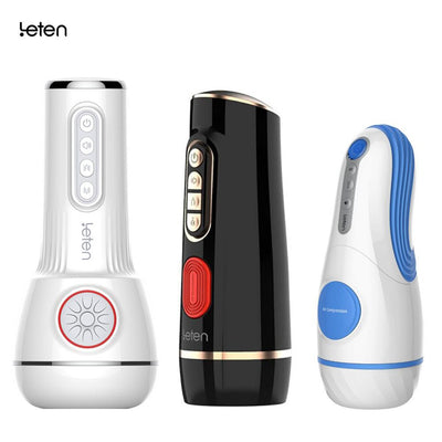Leten Automatic Masturbator Vibrator for Men Blowjob Machine Anal Vagina Real Pussy Masturbation Cup Airbag Pressurize Sex Toys