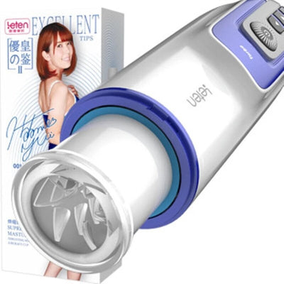 Leten Automatic Piston Telescopic MaleMasturbator Machine Realistic Vagina Thrusting Penis Masturbation Device Sex Toys for Men