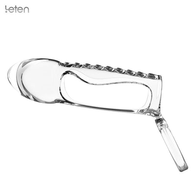 Leten Penis Sleeve Extend Soft Cock Ring Male Penis Extension Sleeves Sex Toys for Men Dildo Sheath Delayed Ejaculation Training