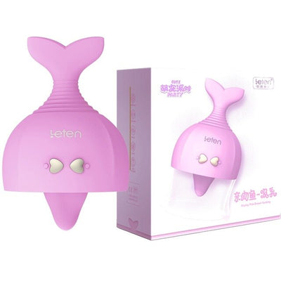 Leten Sucking Vibrator Female Tongue Lick Nipple Clit Pussy Oral Blowjob Clitoris Stimulator Sucker Vibrating Sex Toy for Couple