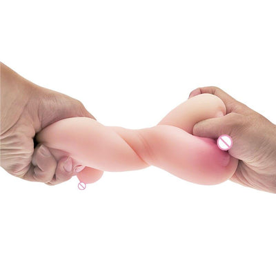 Male Masturbator Vagina Simulator Pocket Pussy Realistic 3D Breast Vagina Anal Adult Sex Toys for Men Masturbations Erotic Goods