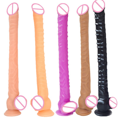 NNSX Super Long Sex Products Dildo Flexible Masturbation G Spot Stimulation 41CM Ass Plug Adult Toy for Woman Big Booty Sex Toy