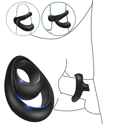 Penis Sleeve Ring Male Delayed Ejaculation Cock Ring Penis Enlargement Penis Attachment Male Cock Chastity Cage Sex Toys for Men