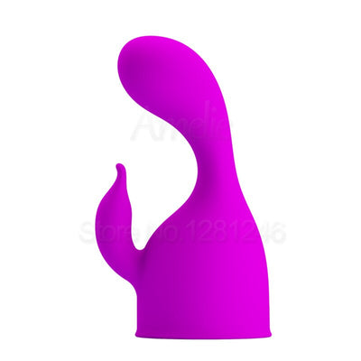 Prettylove G-spot Clitoris Stimulation AV Vibrator Cap Head Magic Wand Massager Attachment AV Rod Accessories Sex Toys for Woman